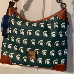 Dooney and Bourke Michigan State Hobo Purse